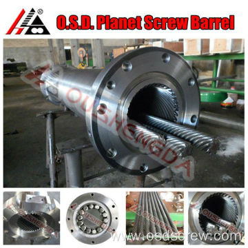 Planet screw and barrel for PVC sheet extruder/Planetary screw barrel/Planet screw for pvc sheet pipe extrusion zhoushan manufa